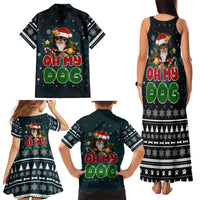 Chihuahua Oh My Dog Christmas Family Matching Tank Maxi Dress and Hawaiian Shirt Xmas Holiday Patterns - Wonder Print Shop