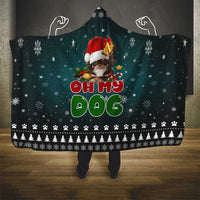 Chihuahua Oh My Dog Christmas Hooded Blanket Xmas Holiday Patterns - Wonder Print Shop