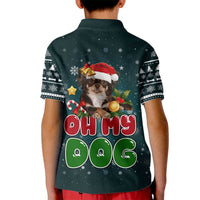 Chihuahua Oh My Dog Christmas Kid Polo Shirt Xmas Holiday Patterns - Wonder Print Shop