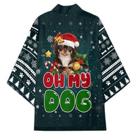 Chihuahua Oh My Dog Christmas Kimono Xmas Holiday Patterns - Wonder Print Shop