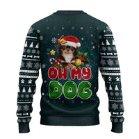 Chihuahua Oh My Dog Christmas Ugly Christmas Sweater Xmas Holiday Patterns - Wonder Print Shop