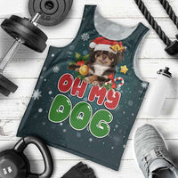 Chihuahua Oh My Dog Christmas Men Tank Top Xmas Holiday Patterns - Wonder Print Shop