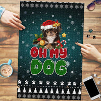 Chihuahua Oh My Dog Christmas Puzzle Xmas Holiday Patterns - Wonder Print Shop