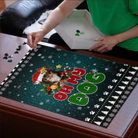Chihuahua Oh My Dog Christmas Puzzle Xmas Holiday Patterns - Wonder Print Shop