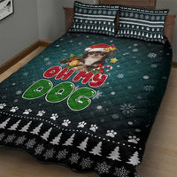 Chihuahua Oh My Dog Christmas Quilt Bed Set Xmas Holiday Patterns - Wonder Print Shop