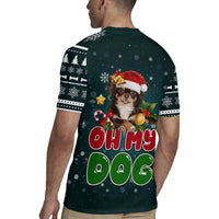 Chihuahua Oh My Dog Christmas Rugby Jersey Xmas Holiday Patterns - Wonder Print Shop
