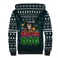 Chihuahua Oh My Dog Christmas Sherpa Hoodie Xmas Holiday Patterns - Wonder Print Shop