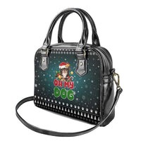 Chihuahua Oh My Dog Christmas Shoulder Handbag Xmas Holiday Patterns - Wonder Print Shop