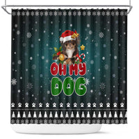 Chihuahua Oh My Dog Christmas Shower Curtain Xmas Holiday Patterns - Wonder Print Shop