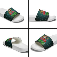 Chihuahua Oh My Dog Christmas Slide Sandals Xmas Holiday Patterns - Wonder Print Shop