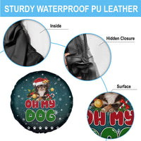 Chihuahua Oh My Dog Christmas Spare Tire Cover Xmas Holiday Patterns - Wonder Print Shop