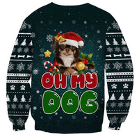 Chihuahua Oh My Dog Christmas Sweatshirt Xmas Holiday Patterns - Wonder Print Shop