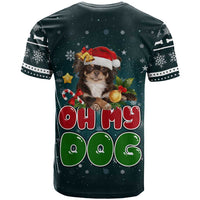 Chihuahua Oh My Dog Christmas T Shirt Xmas Holiday Patterns - Wonder Print Shop