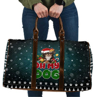 Chihuahua Oh My Dog Christmas Travel Bag Xmas Holiday Patterns - undefined