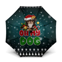 Chihuahua Oh My Dog Christmas Umbrella Xmas Holiday Patterns - Wonder Print Shop