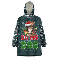 Chihuahua Oh My Dog Christmas Wearable Blanket Hoodie Xmas Holiday Patterns - Wonder Print Shop