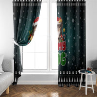 Chihuahua Oh My Dog Christmas Window Curtain Xmas Holiday Patterns - Wonder Print Shop