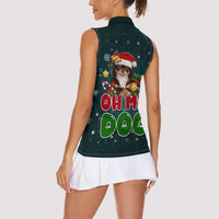 Chihuahua Oh My Dog Christmas Women Sleeveless Polo Shirt Xmas Holiday Patterns - Wonder Print Shop
