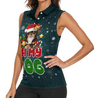 Chihuahua Oh My Dog Christmas Women Sleeveless Polo Shirt Xmas Holiday Patterns - Wonder Print Shop