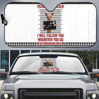 Chihuahua Personal Stalker Christmas Auto Sun Shade Xmas Holiday Patterns - Wonder Print Shop