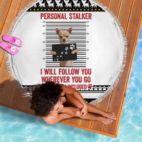 Chihuahua Personal Stalker Christmas Beach Blanket Xmas Holiday Patterns - Wonder Print Shop