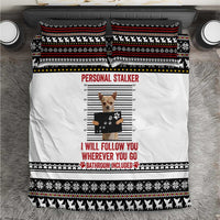 Chihuahua Personal Stalker Christmas Bedding Set Xmas Holiday Patterns - Wonder Print Shop
