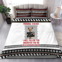 Chihuahua Personal Stalker Christmas Bedding Set Xmas Holiday Patterns - Wonder Print Shop