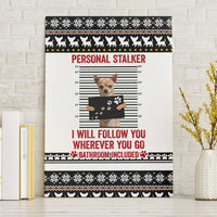 Chihuahua Personal Stalker Christmas Canvas Wall Art Xmas Holiday Patterns - Wonder Print Shop