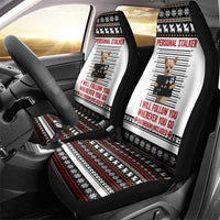 Chihuahua Personal Stalker Christmas Car Seat Cover Xmas Holiday Patterns - Wonder Print Shop