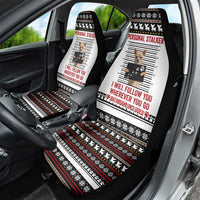Chihuahua Personal Stalker Christmas Car Seat Cover Xmas Holiday Patterns - Wonder Print Shop