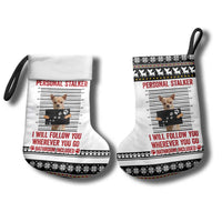 Chihuahua Personal Stalker Christmas Stocking Xmas Holiday Patterns - Wonder Print Shop