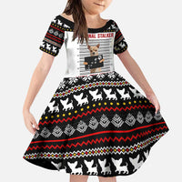 Chihuahua Personal Stalker Christmas Family Matching Long Sleeve Bodycon Dress and Hawaiian Shirt Xmas Holiday Patterns - Wonder Print Shop