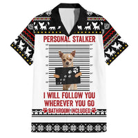 Chihuahua Personal Stalker Christmas Family Matching Long Sleeve Bodycon Dress and Hawaiian Shirt Xmas Holiday Patterns - Wonder Print Shop