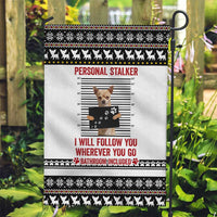 Chihuahua Personal Stalker Christmas Garden Flag Xmas Holiday Patterns - Wonder Print Shop