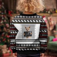 Chihuahua Personal Stalker Christmas Kid Ugly Christmas Sweater Xmas Holiday Patterns - Wonder Print Shop