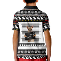 Chihuahua Personal Stalker Christmas Kid Polo Shirt Xmas Holiday Patterns - Wonder Print Shop