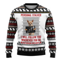 Chihuahua Personal Stalker Christmas Ugly Christmas Sweater Xmas Holiday Patterns - Wonder Print Shop