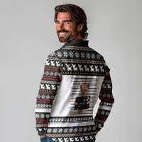 Chihuahua Personal Stalker Christmas Long Sleeve Polo Shirt Xmas Holiday Patterns - Wonder Print Shop