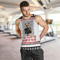 Chihuahua Personal Stalker Christmas Men Tank Top Xmas Holiday Patterns - Wonder Print Shop