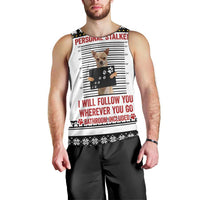 Chihuahua Personal Stalker Christmas Men Tank Top Xmas Holiday Patterns - Wonder Print Shop