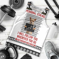 Chihuahua Personal Stalker Christmas Men Tank Top Xmas Holiday Patterns - Wonder Print Shop
