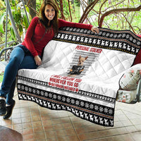 Chihuahua Personal Stalker Christmas Quilt Xmas Holiday Patterns - Wonder Print Shop