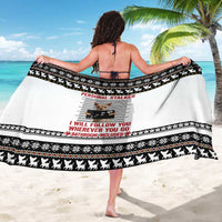 Chihuahua Personal Stalker Christmas Sarong Xmas Holiday Patterns - Wonder Print Shop