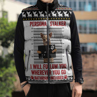 Chihuahua Personal Stalker Christmas Sleeveless Puffer Jacket Xmas Holiday Patterns - Wonder Print Shop