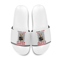 Chihuahua Personal Stalker Christmas Slide Sandals Xmas Holiday Patterns - Wonder Print Shop