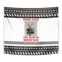 Chihuahua Personal Stalker Christmas Tapestry Xmas Holiday Patterns - Wonder Print Shop