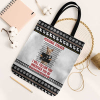 Chihuahua Personal Stalker Christmas Tote Bag Xmas Holiday Patterns - Wonder Print Shop
