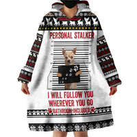 Chihuahua Personal Stalker Christmas Wearable Blanket Hoodie Xmas Holiday Patterns - Wonder Print Shop