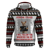 Chihuahua Personal Stalker Christmas Zip Hoodie Xmas Holiday Patterns - Wonder Print Shop