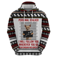 Chihuahua Personal Stalker Christmas Zip Hoodie Xmas Holiday Patterns - Wonder Print Shop